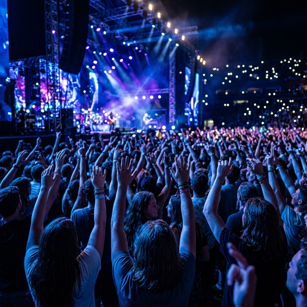 Live streaming entertainment background